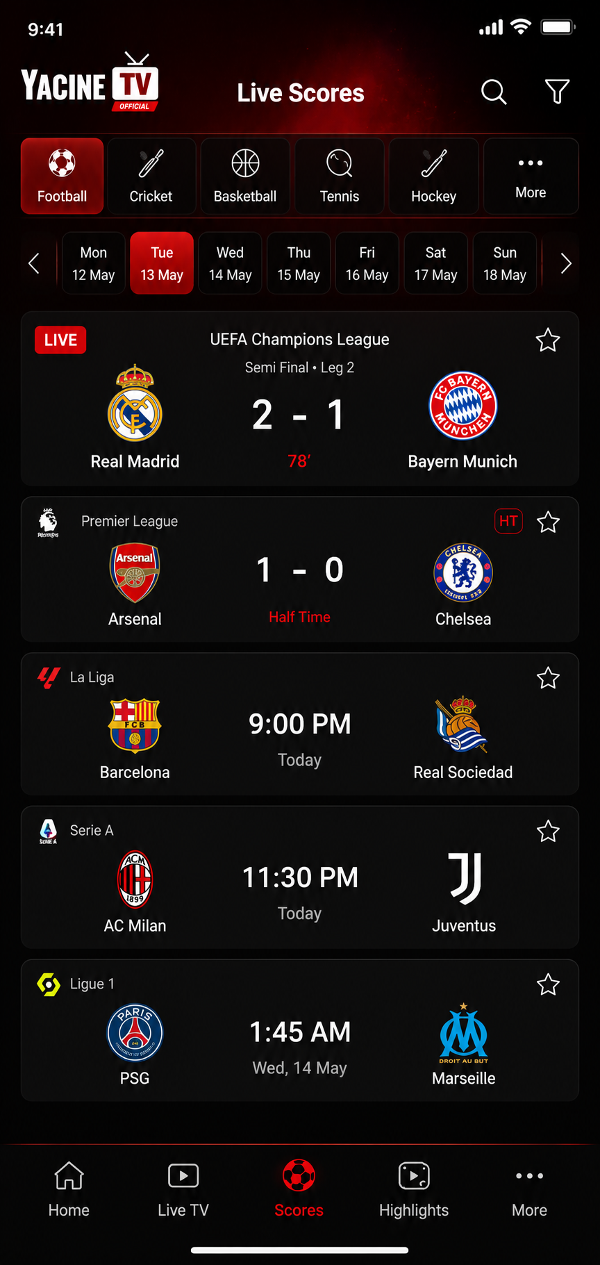Live Scores